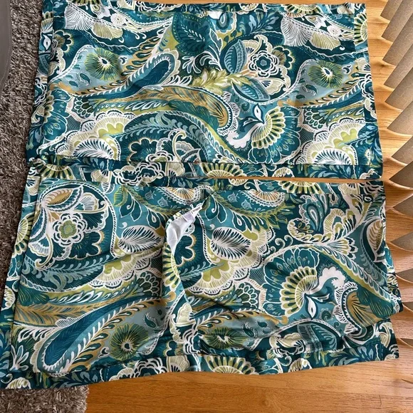 Pier 1 Imports Vibrant Paisley Queen Duvet Cover and 2 Pillow Shams Gorgeous - Picture 2 of 10